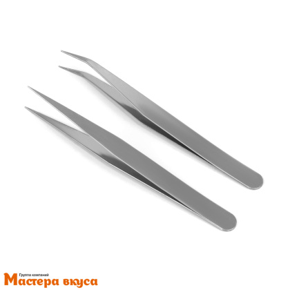 Пинцет кондитерский 12,5 см, набор 2 шт, нерж.сталь