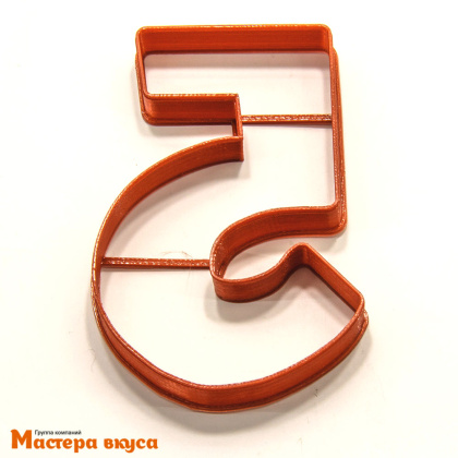 Вырубка пластик,  ЦИФРА - 5, 10.5 см