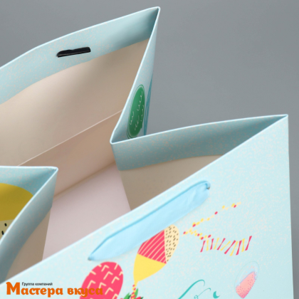 Пакет для торта 200*200*200 мм, с квадратным дном "Your day"