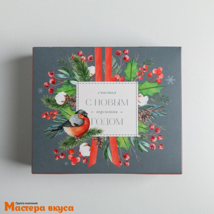 Упаковка для сладостей 17*20*6 см  (С Новым годом)