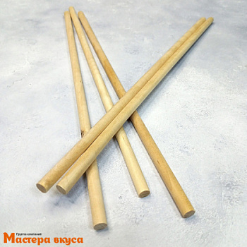 Набор палочек-дюбелей для укрепления уровней торта (деревянная ось), 30 см, d 1 см, 7 шт 