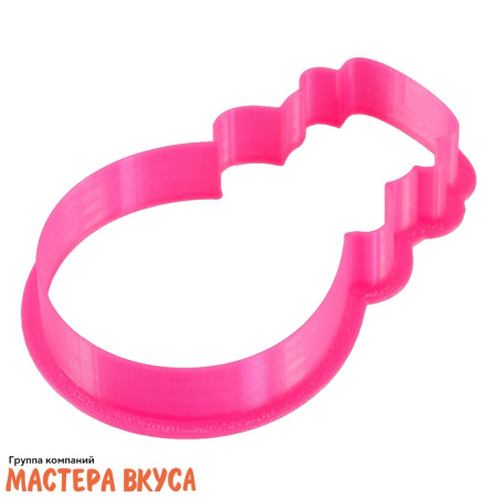 Вырубка пластик  СНЕГОВИК,  9 см