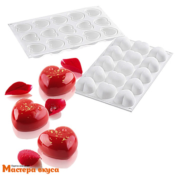 Форма силиконовая Silikomart CUPIDO Сердечко, (Италия)