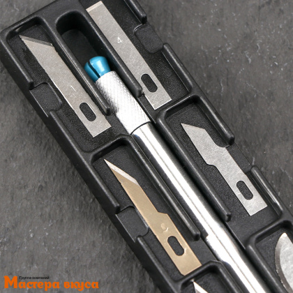 Набор для моделирования мастики (нож+ 6 лезвий в пенале)