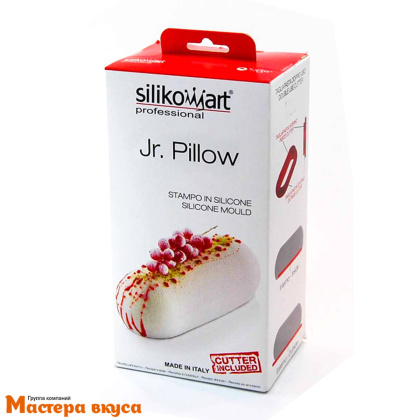 Форма силиконовая Silikomart Jr.PILLOW, большой эклер (форма+вырубка), (Италия)