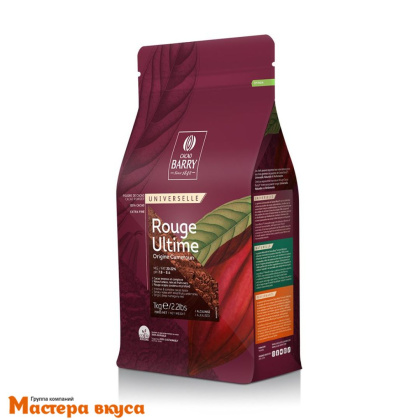 Какао-порошок алкализованный Cacao Barry ROUGE ULTIME/Cameroon (красный) 20-22%, упак 1 кг