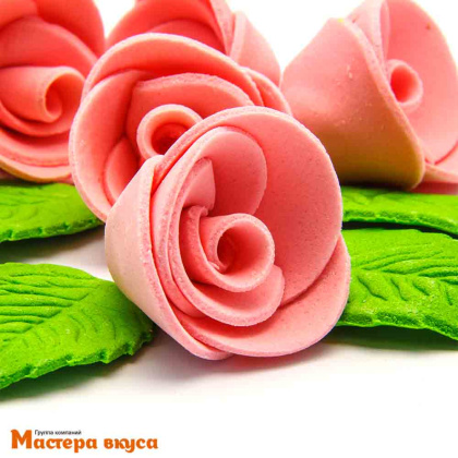 Сахарные цветы РОЗА РОЗОВАЯ, d~4,5см