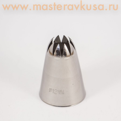 Насадка стальная ЗВЕЗДА закрытая, 12мм  (BC330)