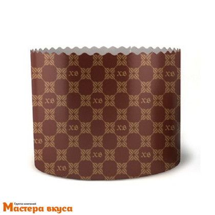 Форма бумажная для кулича (200г) d90*h90 мм НОВЫЙ СТАНДАРТ