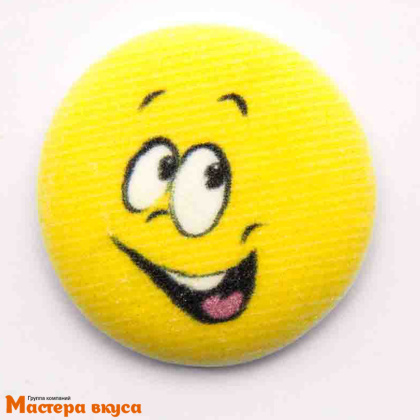 Сахарные медальоны СМАЙЛИКИ, d-30мм