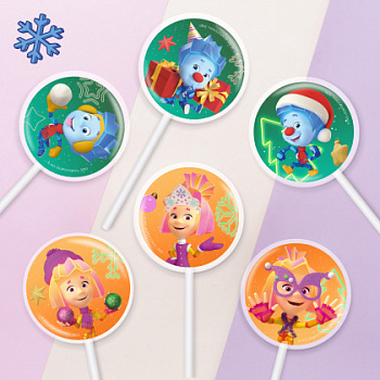 Фотопечать Фиксики, для леденцов, № 120