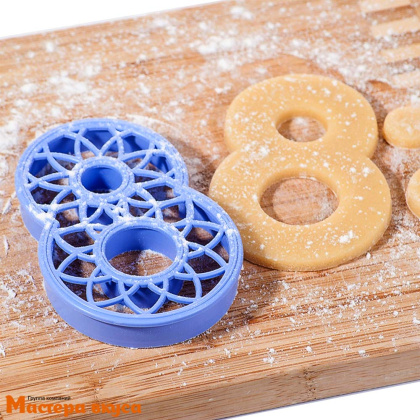 Вырубка пластик,  ЦИФРА - 8 (штамп), 11 см