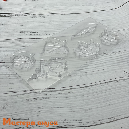 Форма для шоколада пластиковая ЛИСТОПАД, 270*125 мм