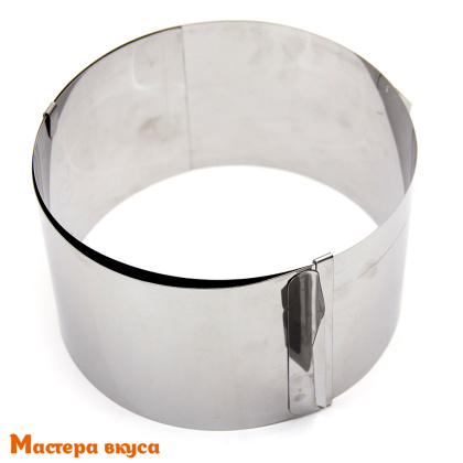 Форма раздвижная КОЛЬЦО, Н-15см, D~14-25см (нерж.сталь) ВЕНТСАР