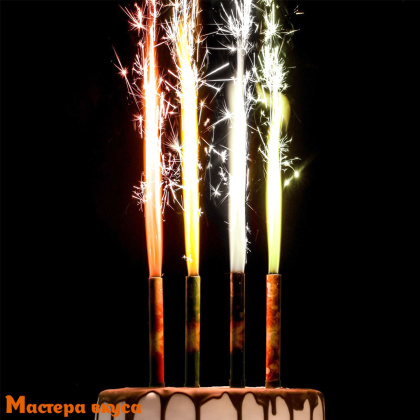 Фейерверк, холодный фонтан 12,5 см, НЕОН, цветное пламя, 1 шт