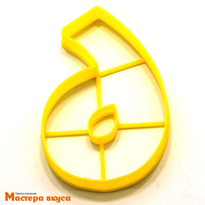 Вырубка пластик,  ЦИФРА - 6, 10.5 см