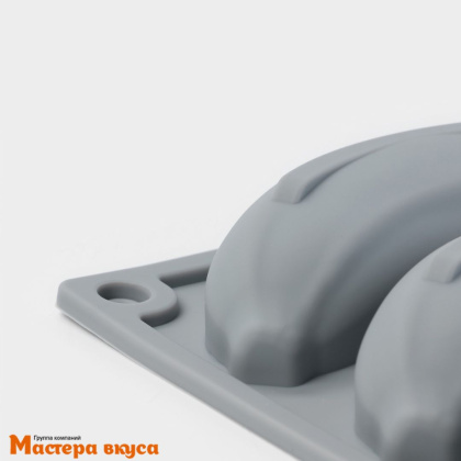 Форма силиконовая, для муссовых десертов БАНАН, (12 ячеек) 30*17,5 см