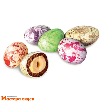 Драже арахис в цветной глазури Яички (Dragon eggs) 100 гр 