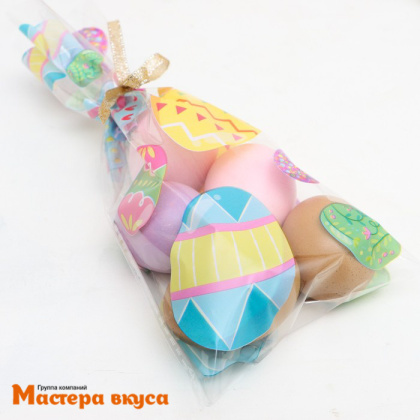 Пакет для сладостей 13*27 см, "Яйца пасхальные"