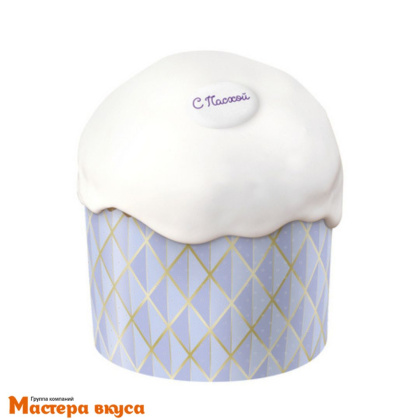 Форма бумажная для кулича (100г) d70*h60 мм ОРИГАМИ