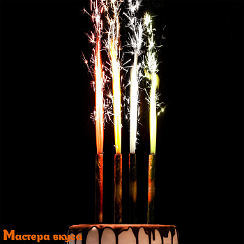 Фейерверк, холодный фонтан 17,5 см, НЕОН, цветное пламя, 1 шт