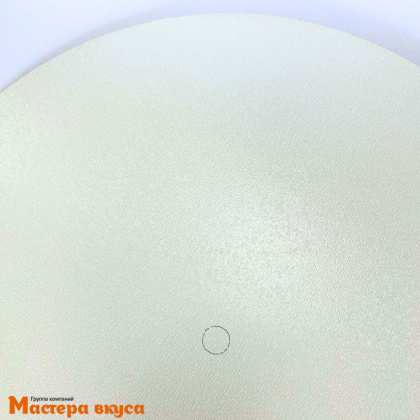 Подложка деревянная 3мм с отверстием(8-10 мм) D12 см ламинированная