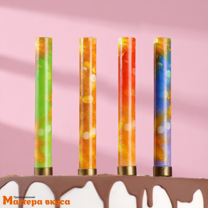 Фейерверк, холодный фонтан 12,5 см, НЕОН, цветное пламя, 1 шт