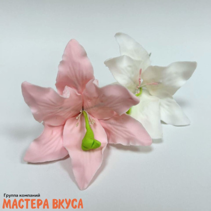 Сахарное украшение ЛИЛИЯ микс, d ~9см