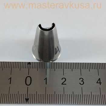 Насадка стальная ХРИЗАНТЕМА лепесток дугообразный, 8мм  (BX0038)