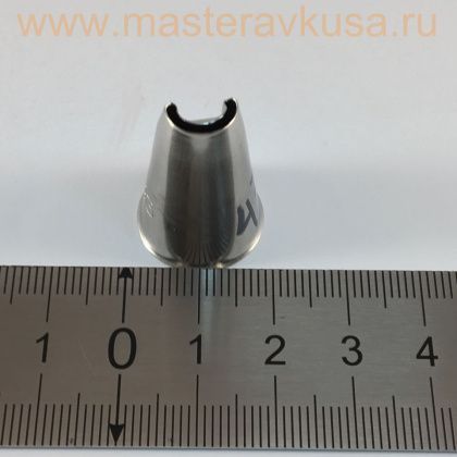 Насадка стальная ХРИЗАНТЕМА лепесток дугообразный, 8мм  (BX0038)