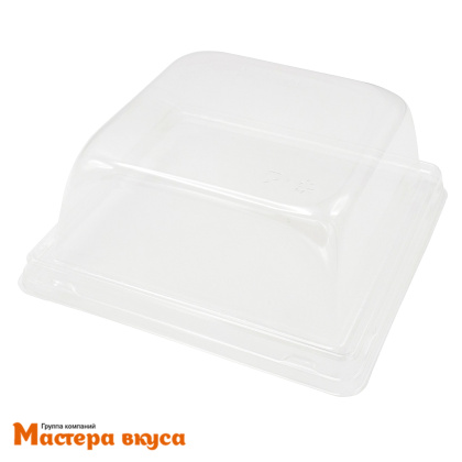 Упаковка SmartPack 550 с купольной крышкой (белая), 11,2*11,2см h-9,5см (для бенто-торта и моти)