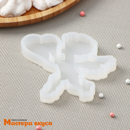 Молд силиконовый АНГЕЛ С СЕРДЦЕМ 9*8 см