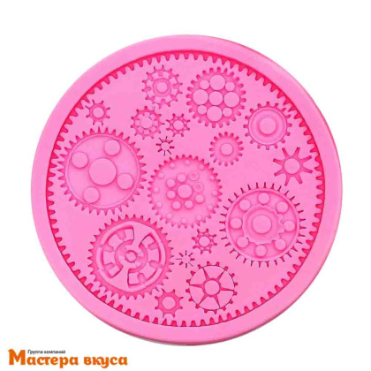 Молд силиконовый ШЕСТЕРЕНКИ 10,5*10,5*1 см