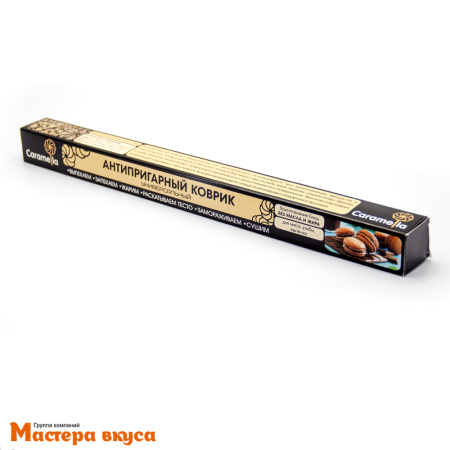 Коврик (лист) для выпечки тефлон антипригарный (коричневый), 60*40см Caramella