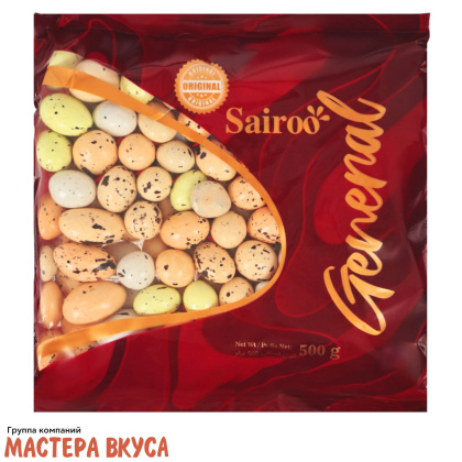 Драже шоколадное ЯЙЦО ПЕРЕПЕЛИНОЕ, в глазури, с воздушным рисом 100гр  