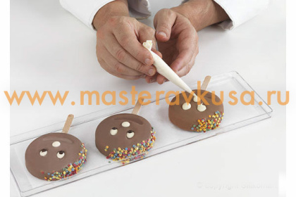 Форма силиконовая Silikomart  СМАЙЛИК УЛЫБКА набор поднос+2 мультиформы, (Италия)