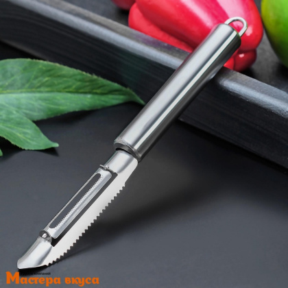 Овощечистка 21 см, "Металлик"