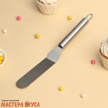 Палета (спатула) угловая металлическая 14,5*3 см (26,5 см)