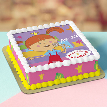 Фотопечать Жила-была Царевна, для торта, № 6