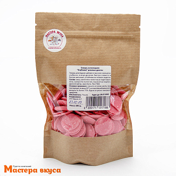 Глазурь Шокомилк со вкусом Клубники со сливками (розовые дропсы), 200 гр