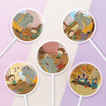 Фотопечать Машинки, для леденцов, № 31