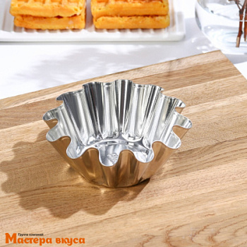 Форма для выпечки кекса d-12 см/ D-5 см (жесть)