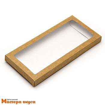 Упаковка для шоколадной плитки 180*90*14 мм, (крафт)