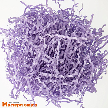 Бумажный наполнитель декоративный, ФИОЛЕТОВАЯ ПАСТЕЛЬ, 50гр
