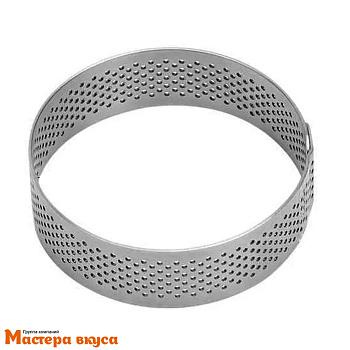 Форма-резак для выпечки перфорированное (термо-циркуляция) КОЛЬЦО  D-100, h20 (нерж.сталь)