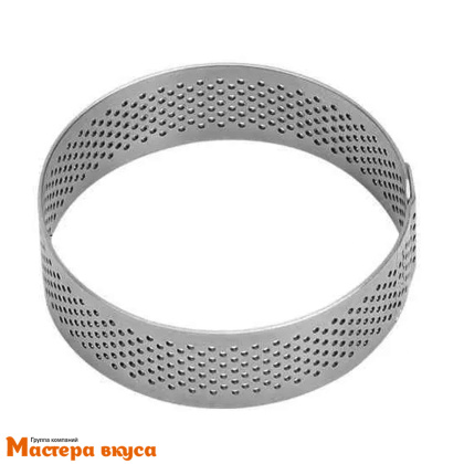 Форма-резак для выпечки перфорированное (термо-циркуляция) КОЛЬЦО  D-100, h20 (нерж.сталь)