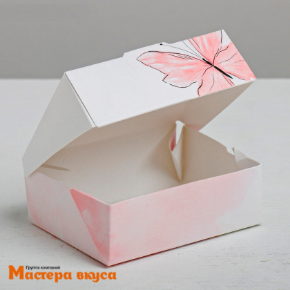 Упаковка для сладостей с окном 10*8*3,5 см "Мечтай"