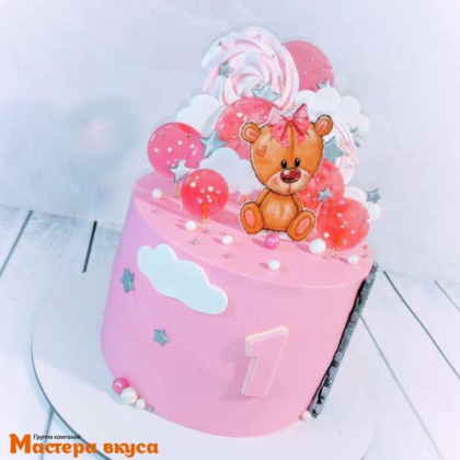 Форма для леденцов силиконовая КРУГЛЯШИ, (6 ячеек), d~3,4-6,9см (17*15,5*0,7см)