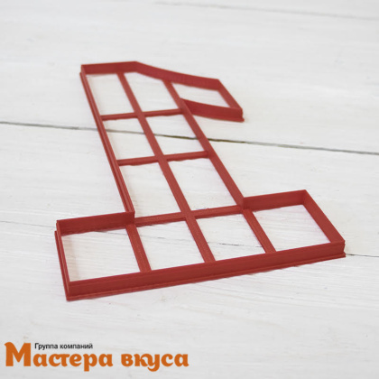 Вырубка пластик, для торта "Цифра 1", 26 см
