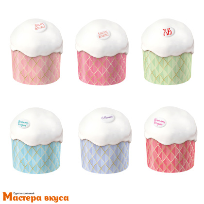 Форма бумажная для кулича (200г) d90*h90 мм ОРИГАМИ